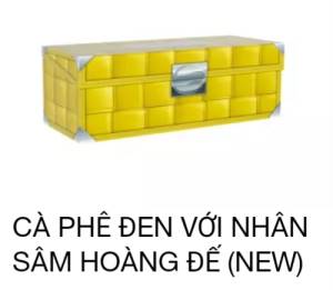  NHÂN SÂM HOÀNG ĐẾ VỚI CAFE ĐEN