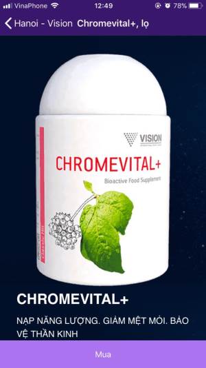 Thực Phẩm Vision CHROMEVITAL+